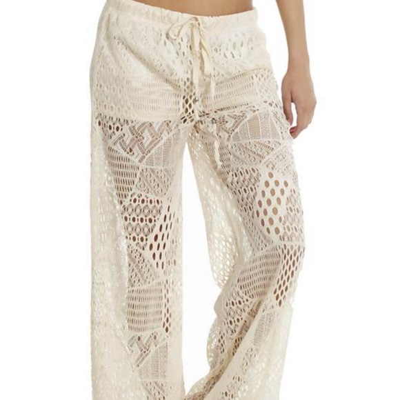 Kirra Pants - Boho Crochet Beach Pants | Kiera